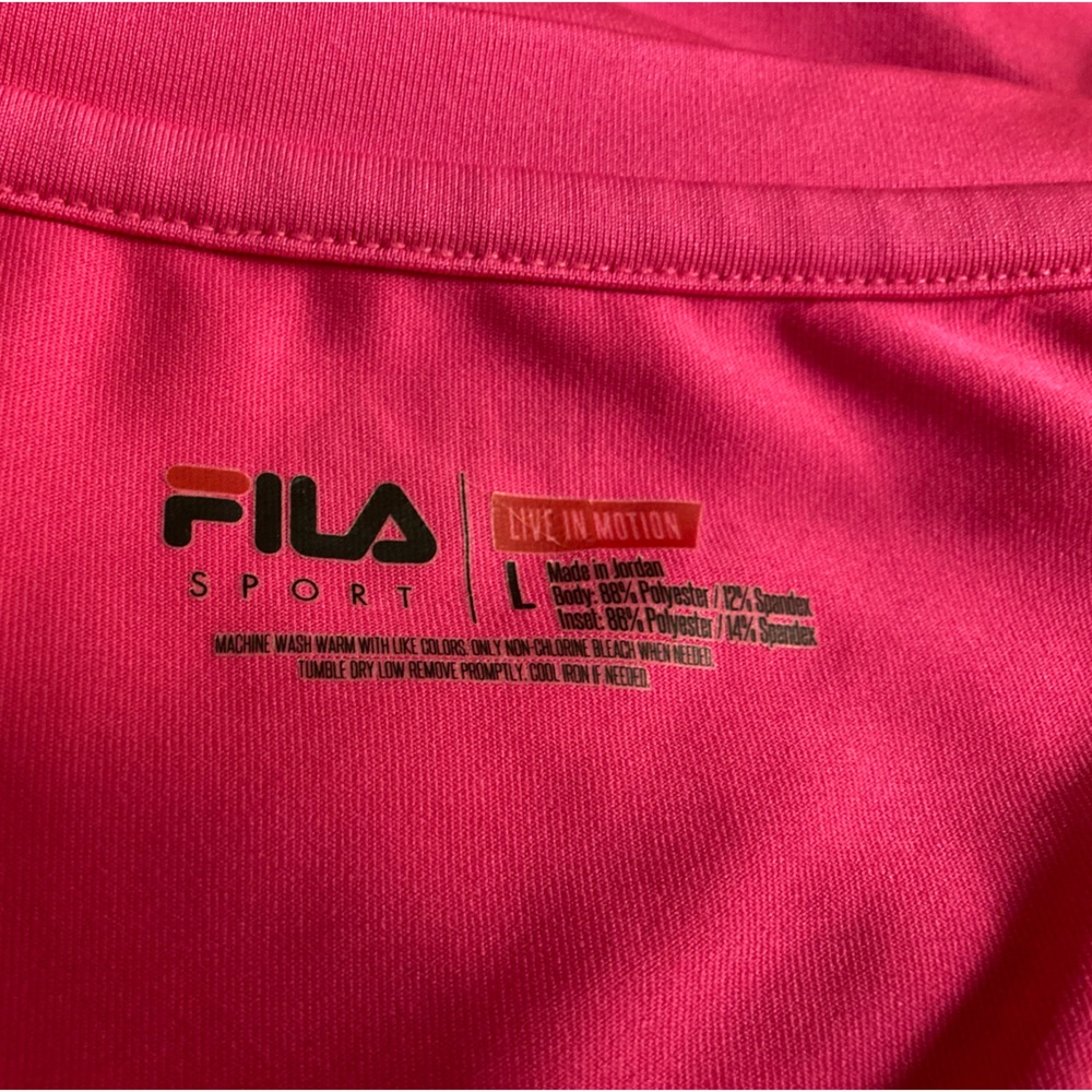 FILA Women’s V Neck Mesh Sides Size Large - Picture 3 of 7